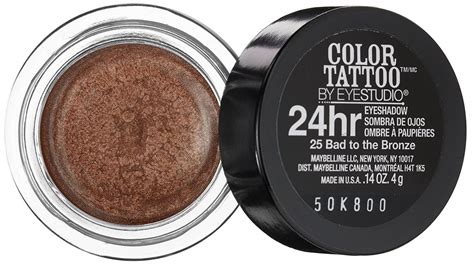 maybelline tattoo eyeshadow bad to the bronze